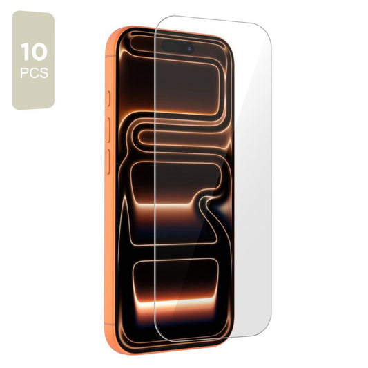 Film de protection écran Tech-Protect pour Apple iPhone 17 Pro / 17 / 16 Pro, Verre Trempé, Full Glue, Lot de 10 pièces