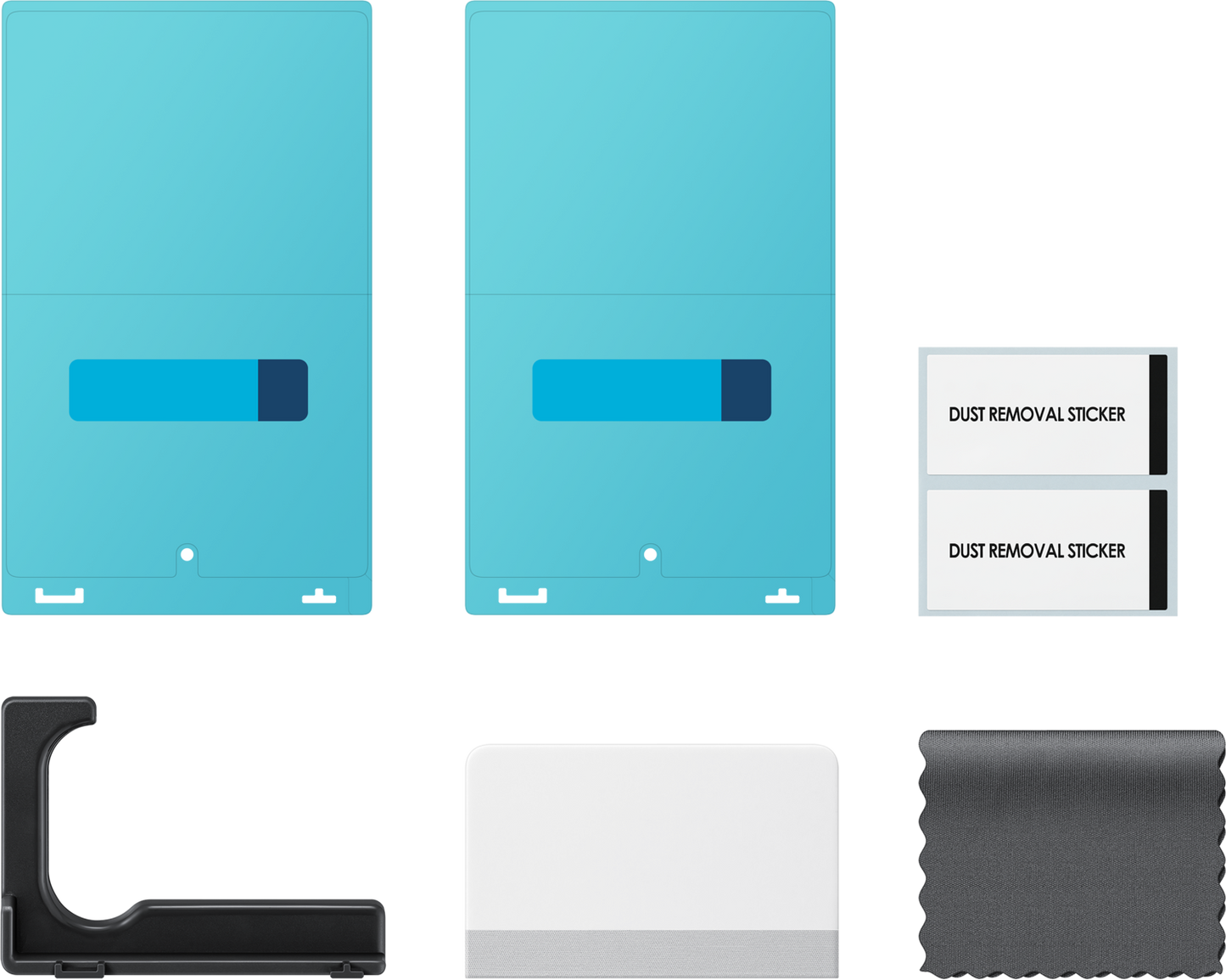 Anti-reflecterende buitenste schermbeschermfolie voor Samsung Galaxy Z Fold8 F971, plastic, set van 2 stuks EF-UF971CTEGWW