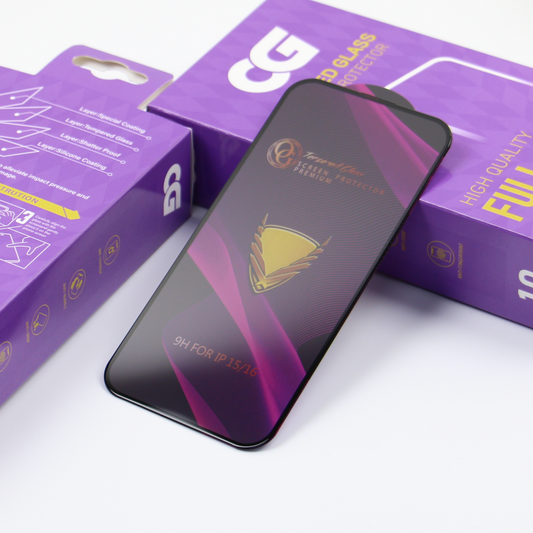 OG Premium Displayschutzfolie für Samsung Galaxy A57 5G, gehärtetes Glas, Vollklebung, 10er Set, Schwarz