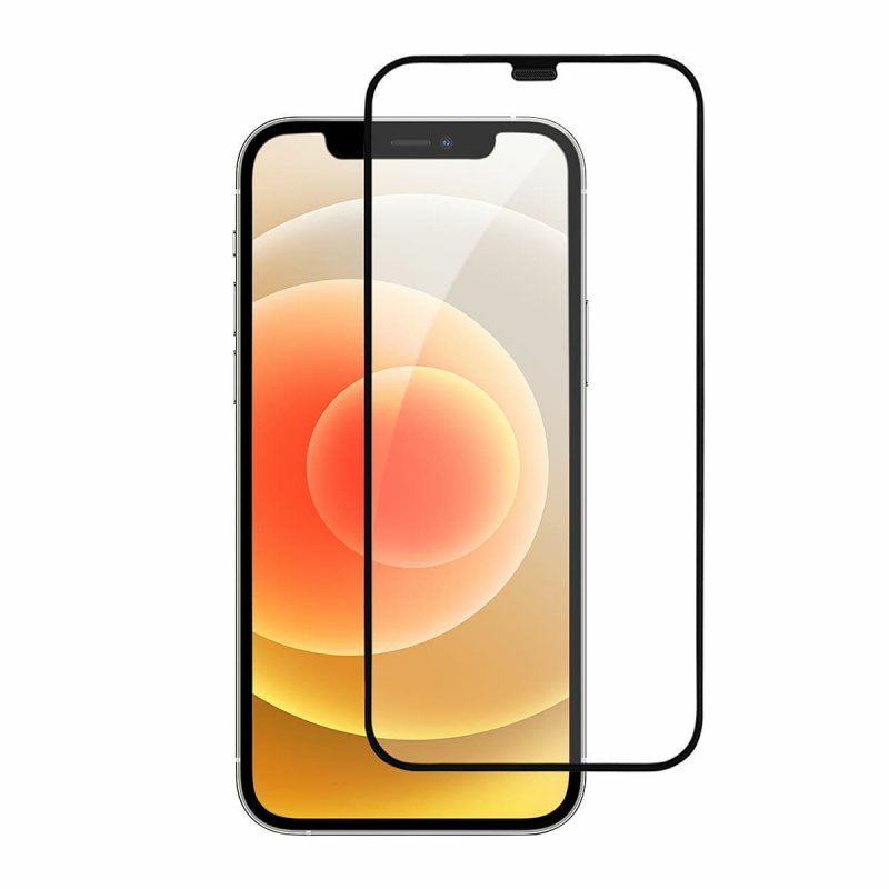 OEM OG Premium Displayschutzfolie für Apple iPhone 11 / XR, gehärtetes Glas, Full Glue, Schwarz