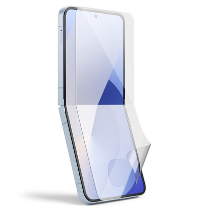 Schutzfolie Ringke Dual Easy für das Innen-Display des Samsung Galaxy Z Flip6 F741, Kunststoff, Set mit 2 Stück.