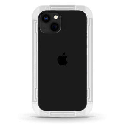 Schutzfolie Spigen GlastR EZ FIT für Apple iPhone 17e / 16e / 14 / 13 Pro, gehärtetes Glas, Vollkleber, Set 2 Stück AGL03385