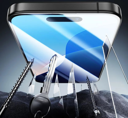 Schutzfolie ESR Armorite für Apple iPhone 16 Pro, gehärtetes Glas, Vollkleber, Schwarz