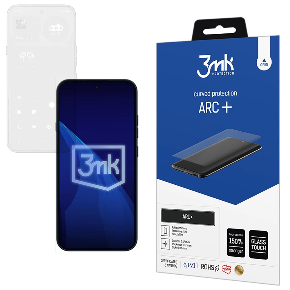 3MK ARC+ Displayschutzfolie für Nothing Phone (4a) Pro, Kunststoff
