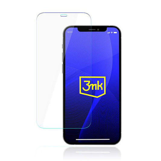 3MK FlexibleGlass schermbeschermfolie voor Apple iPhone 12 Pro Max, Flexibel Glas, Volledige Lijm