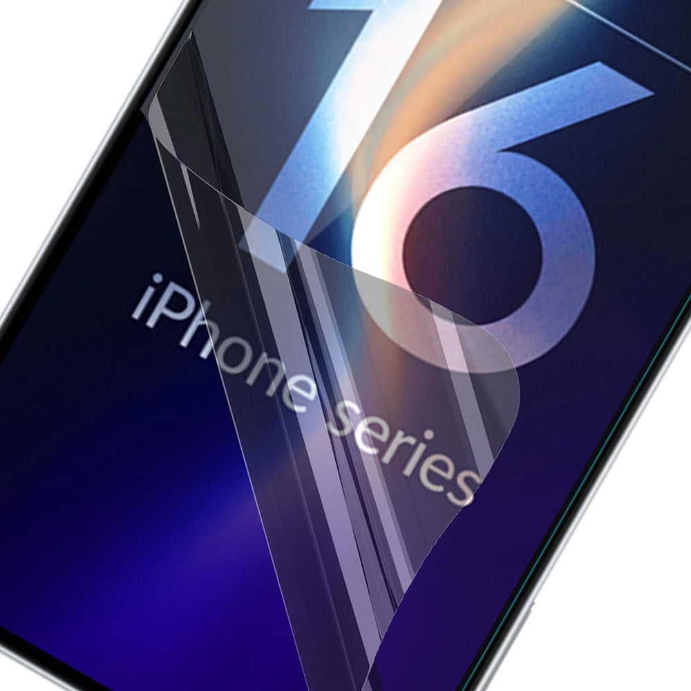 3MK FlexibleGlass schermbeschermfolie voor Apple iPhone 17e / 16e, Flexibel Glas, Volledige Lijm