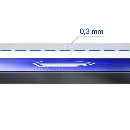 3MK FlexibleGlass Displayschutzfolie für Apple iPhone SE (2022) / SE (2020) / 8 / 7, Flexibles Glas, Vollflächig Klebend