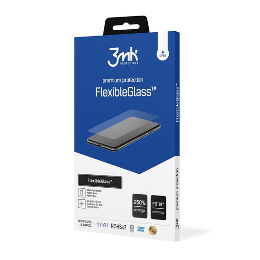 3MK FlexibleGlass schermbeschermfolie voor Fairphone 6, Flexibel Glas, Volledige Lijm
