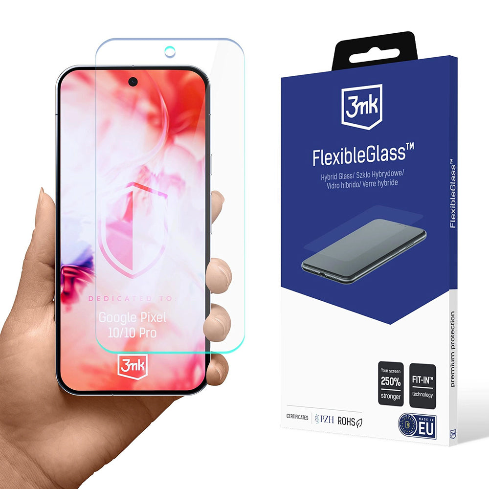 3MK FlexibleGlass Screen Protector for Google Pixel 10 Pro / 10, Flexible Glass, Full Glue