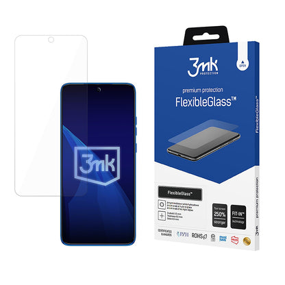 3MK FlexibleGlass Displayschutzfolie für Motorola Edge 60 Neo / Edge 50 Neo, Flexibles Glas, Vollflächig Klebend