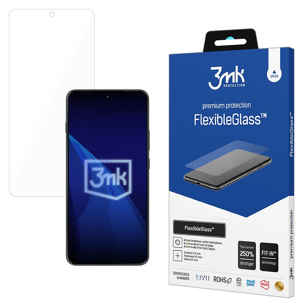 3MK FlexibleGlass Displayschutzfolie für Motorola Edge 70 Max, Flexibles Glas, Vollflächig Klebend