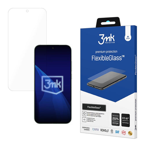 Film de protection d'écran 3MK FlexibleGlass pour Realme GT 8 Pro, Verre Flexible, Full Glue