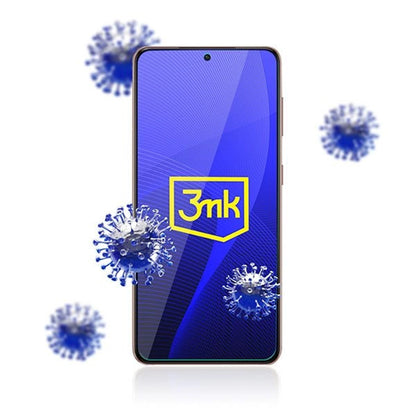 3MK FlexibleGlass Displayschutzfolie für Samsung Galaxy S21 FE 5G G990, Flexibles Glas, Vollflächig Klebend