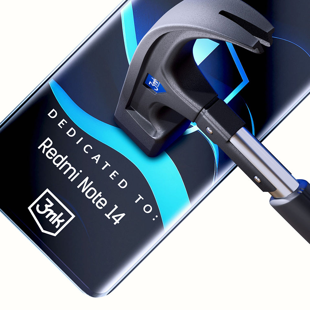 3MK FlexibleGlass Displayschutzfolie für Xiaomi Redmi Note 14 4G (Standard), Flexibles Glas, Vollflächig Klebend
