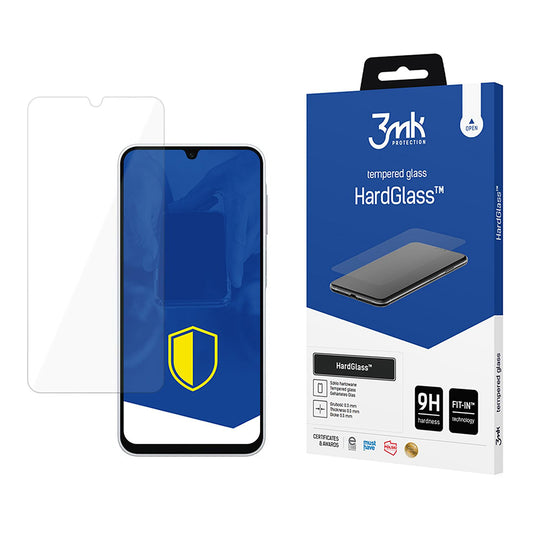 3MK HardGlass schermbeschermfolie voor Samsung Galaxy A26 A266, gehard glas, volledige lijmlaag