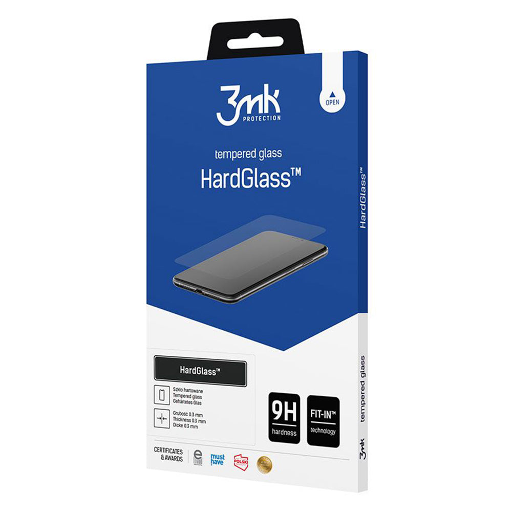 Film de protection d'écran 3MK HardGlass pour Samsung Galaxy S26 Plus S947, Verre Trempé, Full Glue
