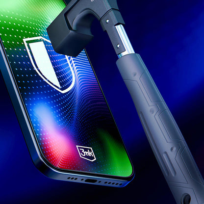 Film de protection d'écran 3MK Hardy Ultra pour Apple iPhone 17 Pro, Verre Trempé, Full Glue, Noir