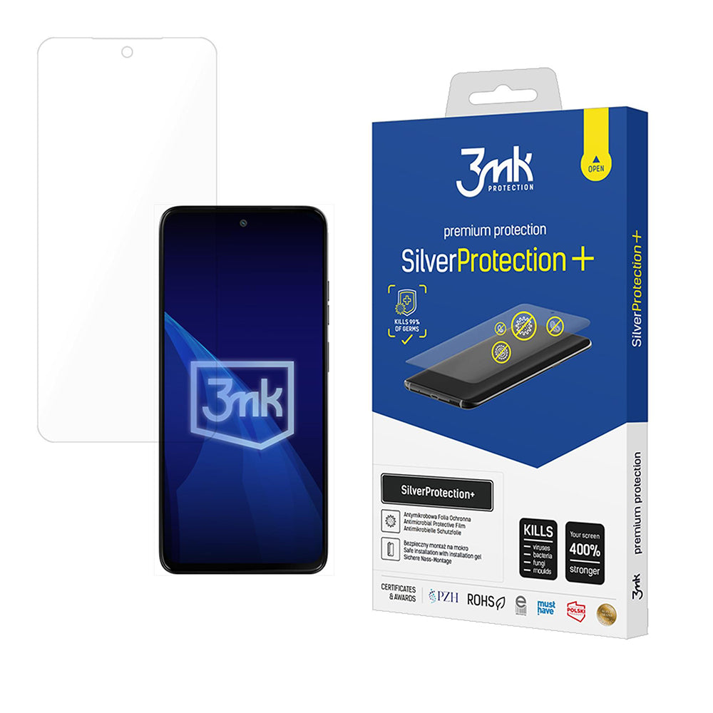 3MK Silver Protect+ Screen Protector for Motorola Moto G15 / G15 Power, Plastic