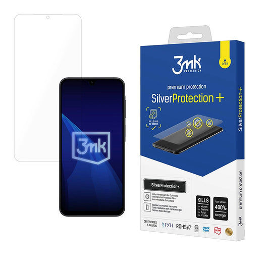 3MK Silver Protect+ schermbeschermfolie voor Samsung Galaxy A17 4G / A17 5G / A16 5G A166 / A16 4G A165, Plastic