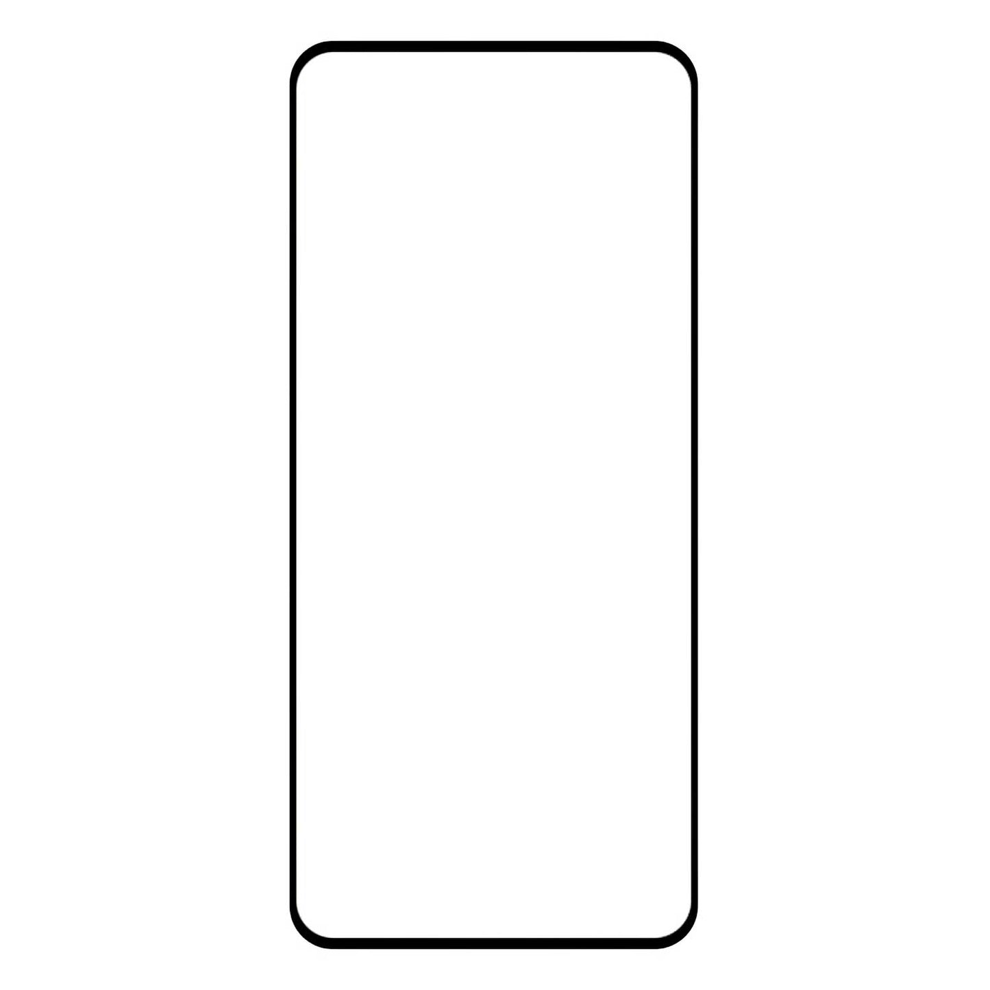 Beschermfolie Blue Shield voor Motorola Edge 40 Neo, Gehard Glas, Edge Glue, Hoesvriendelijk, Zwart