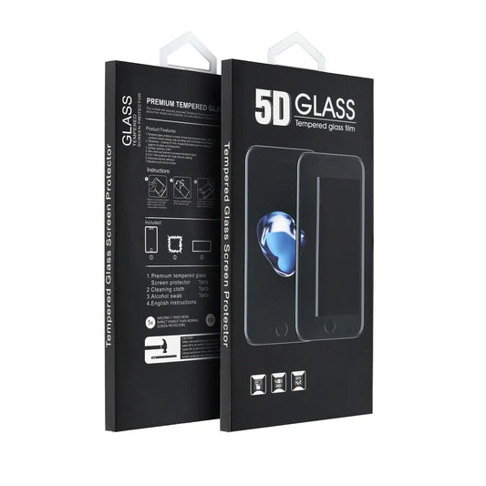 OEM schermbeschermfolie voor Honor X9c / Magic7 Lite, gehard glas, volledige lijm, 5D, zwart