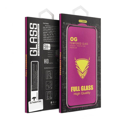 Film de protection d'écran OEM OG Premium pour Apple iPhone 17 Pro, Verre Trempé, Full Glue, Noir
