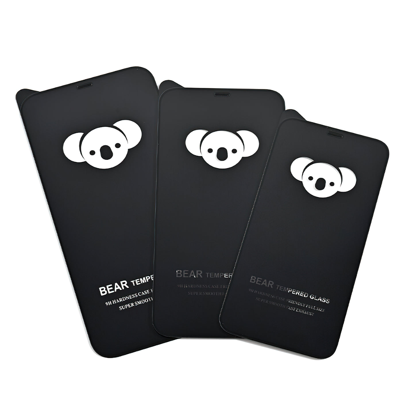 Bear HD Displayschutzfolie für Oppo Reno14 F / Reno14, gehärtetes Glas, Full Glue, Schwarz