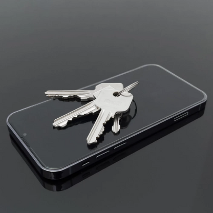 Privacy Screen Protector WZK AntiSpy voor Apple iPhone 15 Pro, Gehard Glas, Volledige Lijm