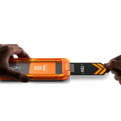 Schutzfolie Spigen GlastR Align Master Slim für Apple iPhone 17 Pro, gehärtetes Glas, Vollkleber, Set 3 Stück