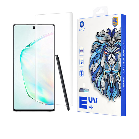 Lito schermbeschermfolie voor Samsung Galaxy Note 10+ 5G N976 / Note 10+ N975, gehard glas, UV-lijm, 3D