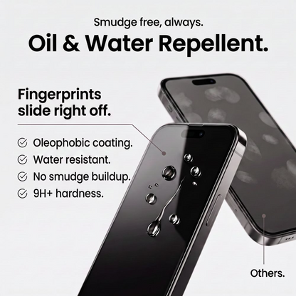 Tech-Protect OneTouch Screen Protector for Apple iPhone 18 Pro Max / 17 Pro Max, Tempered Glass, Full Glue, Set of 2 pieces, Transparent