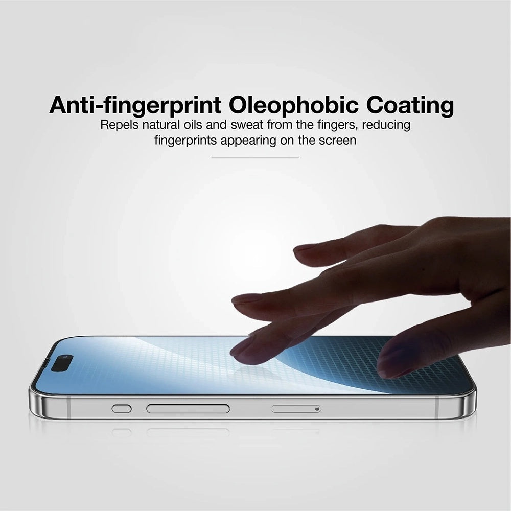 Schutzfolie Anank 10X Reinforced CG für Apple iPhone 17 Pro, Gehärtetes Glas, Full Glue, 2.5D, Schwarz