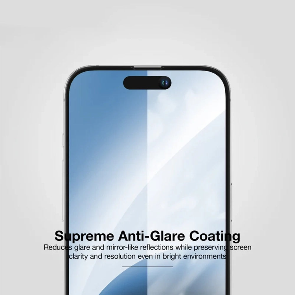 Schutzfolie Anank 10X Reinforced CG für Apple iPhone 17 Pro, Gehärtetes Glas, Full Glue, 2.5D, Schwarz