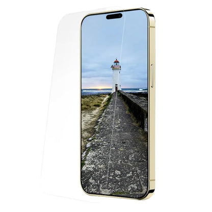 Film de protection d'écran Anank 1X Renforcé pour Apple iPhone 16 Pro Max, Verre Trempé, Collage Complet, 3D, Lot de 10 pièces