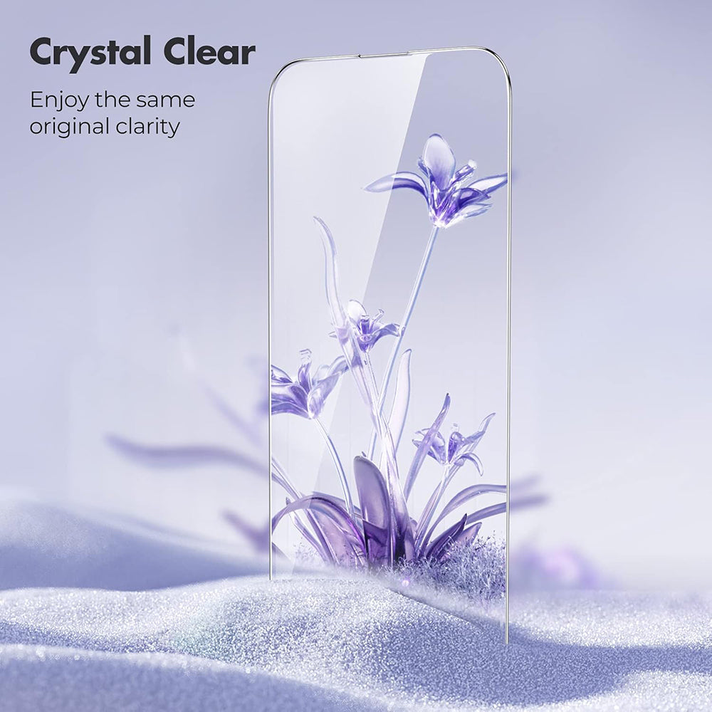 Anank 1X Verstärkte Displayschutzfolie für Apple iPhone 16 Pro, gehärtetes Glas, Full Glue, 3D, 10 Stück Set