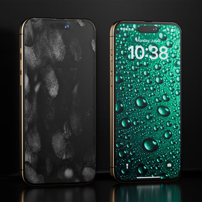 Anank 3X Reinforced Invisible Screen Protector for Apple iPhone 16 Pro Max, Tempered Glass, Full Glue, 3D, Black