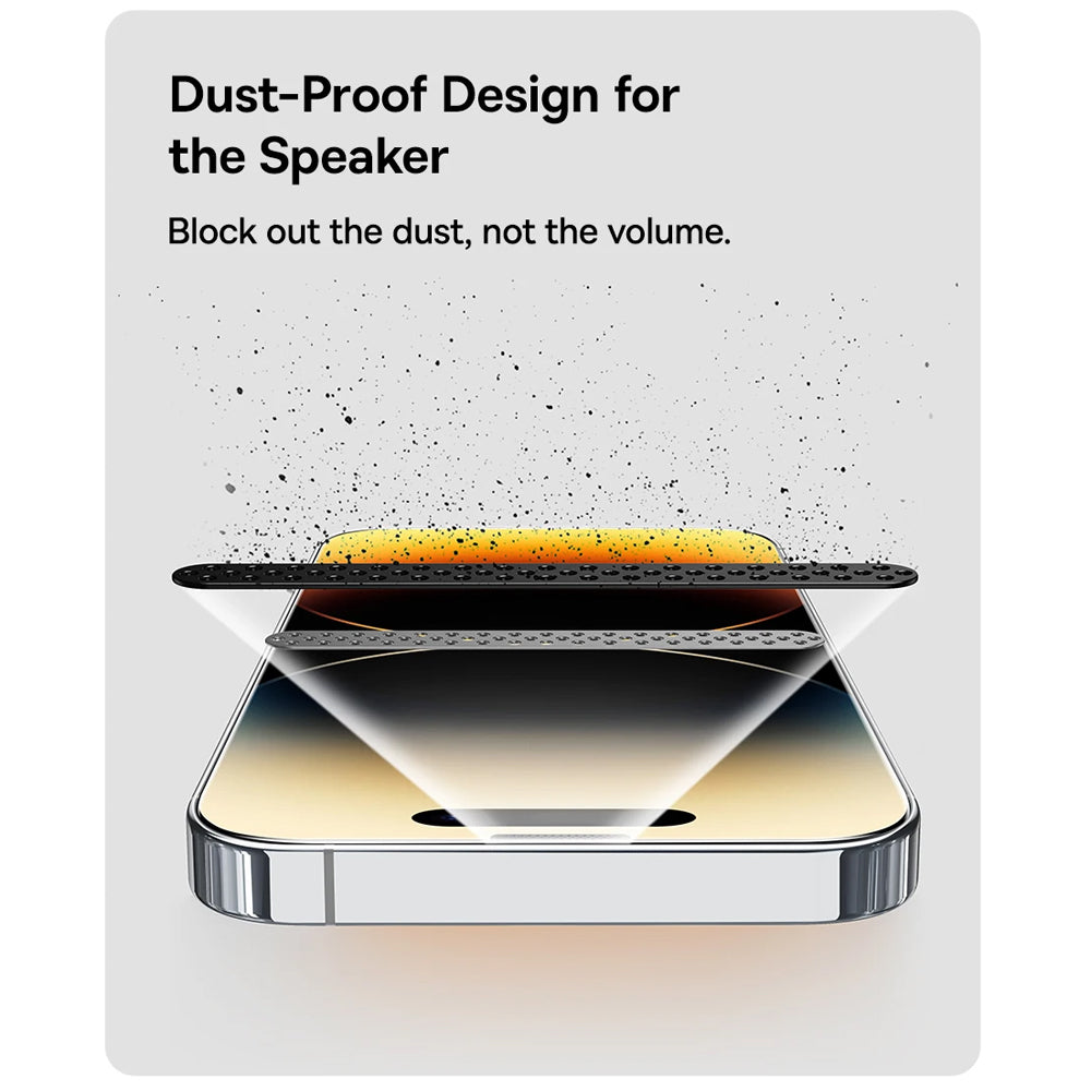 Schutzfolie Anank 5X Reinforced für Apple iPhone 17 Pro Max, Gehärtetes Glas, Full Glue, 2.5D, Schwarz