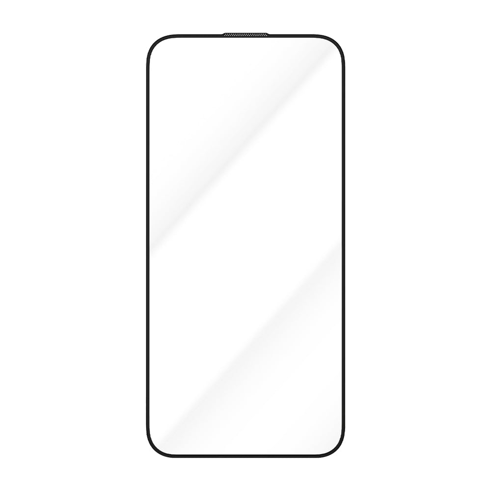 Blueo Anti-Dust HD Applicator Pro Displayschutzfolie für Apple iPhone 15 Pro Max, gehärtetes Glas, Vollkleber, Schwarz