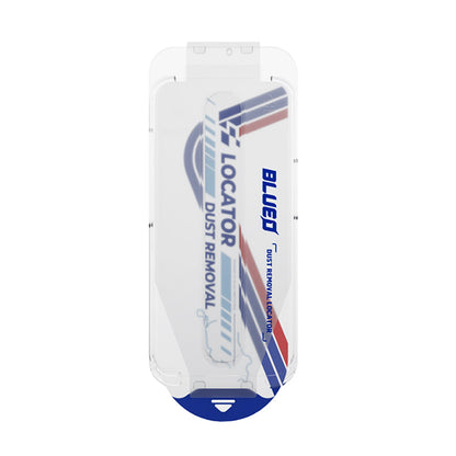Blueo Anti-Dust HD Applicator Pro schermbeschermfolie voor Apple iPhone 16 Pro Max, gehard glas, volledige lijm, zwart