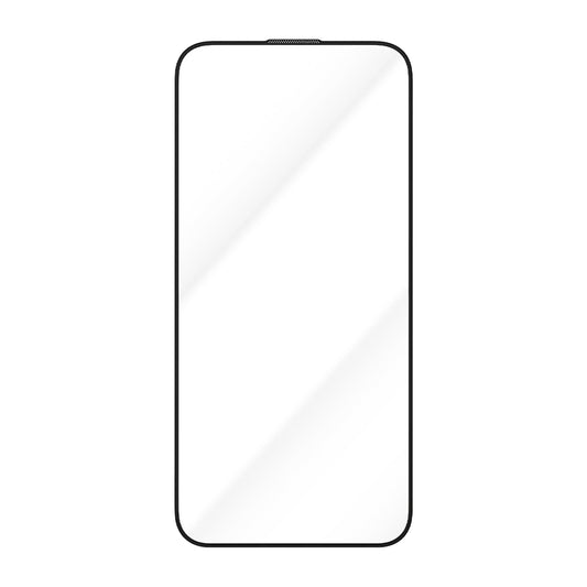 Blueo Anti-Dust HD Schutzfolie mit Applicator Pro für Apple iPhone 17e / 16e / 14 / 13 Pro, gehärtetes Glas, Vollkleber, Schwarz