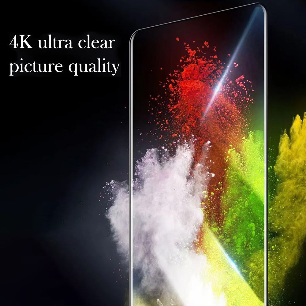 Blueo Anti-Dust HD Displayschutzfolie für Apple iPhone 14 Plus / 13 Pro Max, gehärtetes Glas, Vollkleber, Schwarz