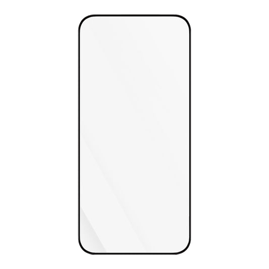 Blueo Anti-Static HD Screen Protector Film for Apple iPhone 17e / 16e / 14 / 13 Pro, Tempered Glass, Full Glue, Black