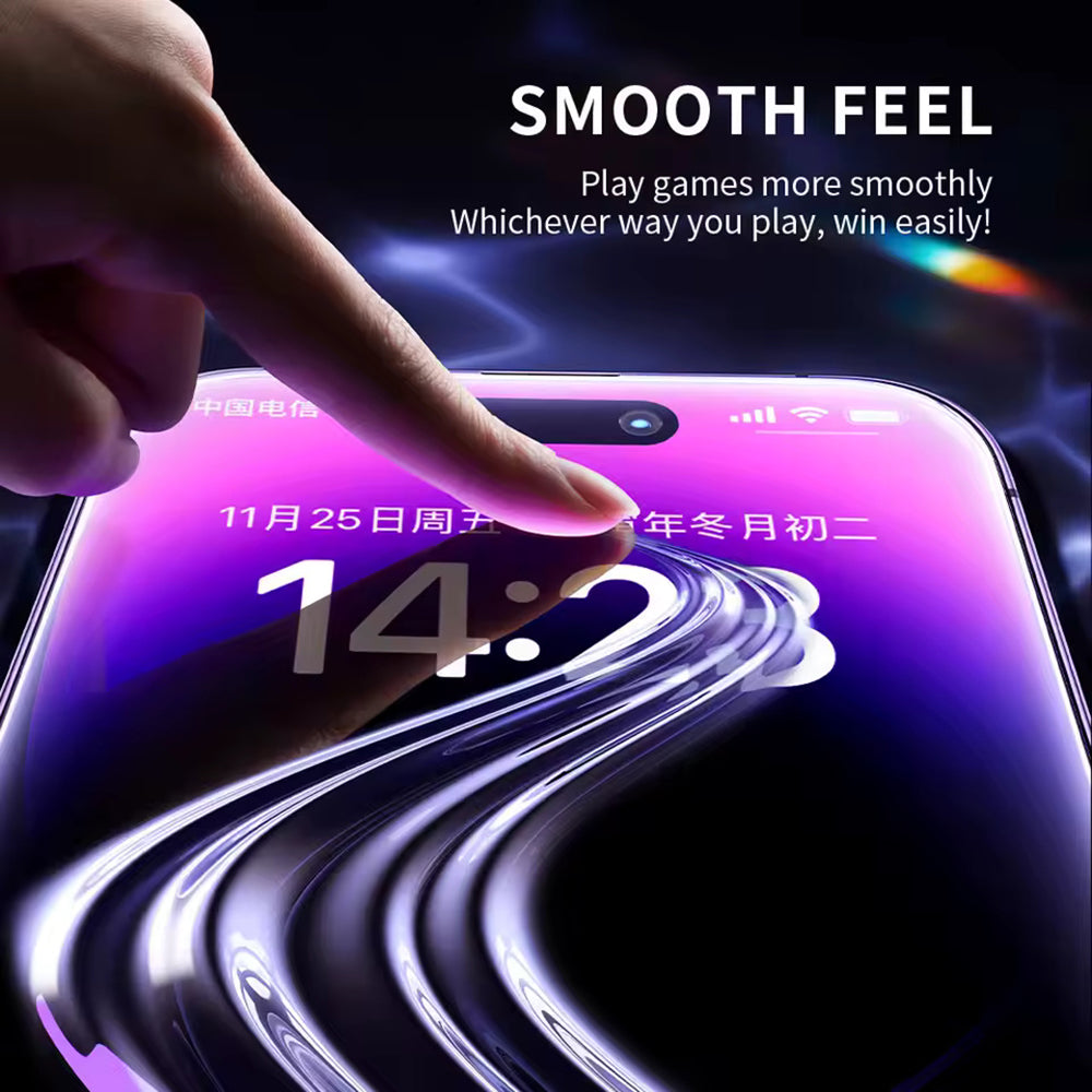 Beschermfolie Blueo Anti-Static HD voor Samsung Galaxy S26 Plus S947, Gehard Glas, Volledige Lijm, Zwart