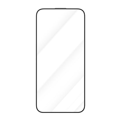 Film de protection d'écran Blueo Crystal Anti-Rayures pour Apple iPhone 15 Pro Max, Verre Trempé, Collage Complet, Noir