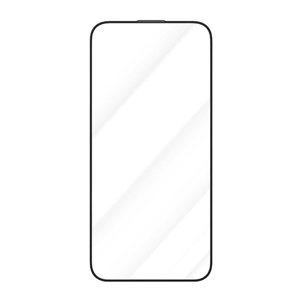 Blueo Crystal Anti-Kras Screen Protector voor Apple iPhone 16 Plus / 15 Plus, Gehard Glas, Volledige Lijm, Zwart