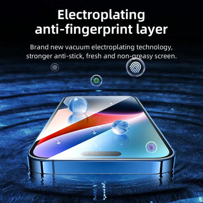Film de protection d’écran Blueo Curved Edge AR Applicator pour Apple iPhone 18 Pro Max / 17 Pro Max, verre trempé, adhésif intégral, 3D, noir
