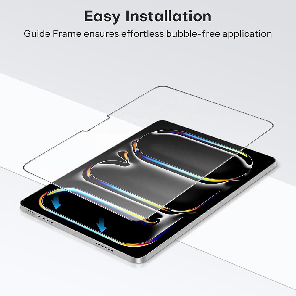 Blueo HD schermbeschermfolie voor Apple iPad (2025) / (2022), gehard glas, volledige lijm