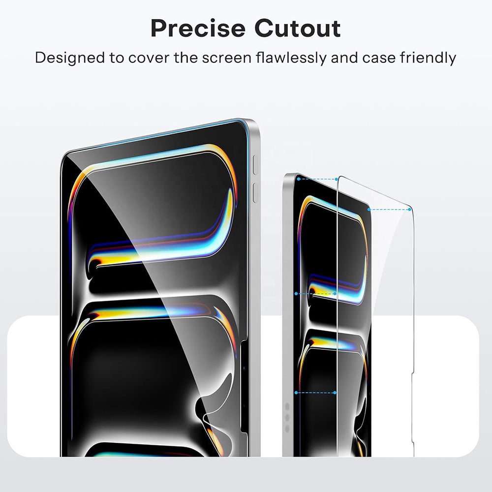 Blueo HD Screen Protector Film for Apple iPad 9.7 (2017), Tempered Glass, Full Glue