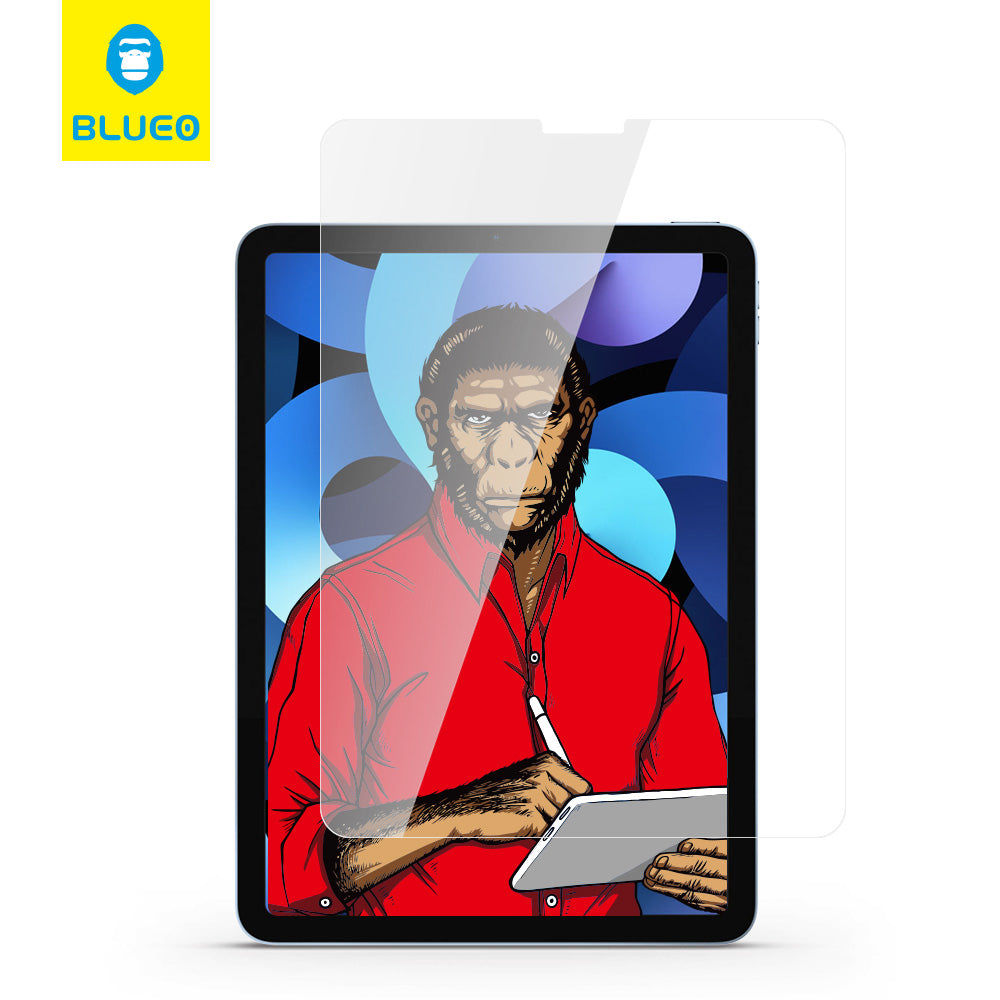 Film de protection d'écran Blueo HD pour Apple iPad Air 11 (2024), Verre trempé, Collage intégral