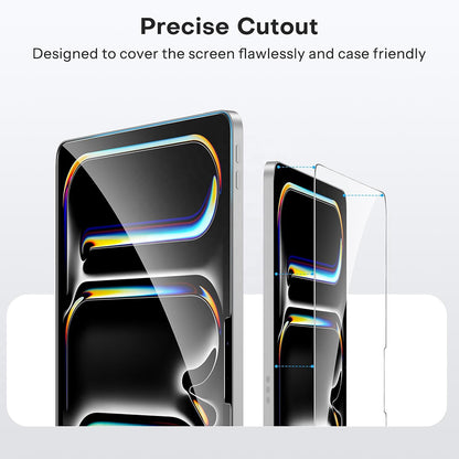 Blueo HD schermbeschermfolie voor Apple iPad Air 13 (2024), gehard glas, volledige lijm
